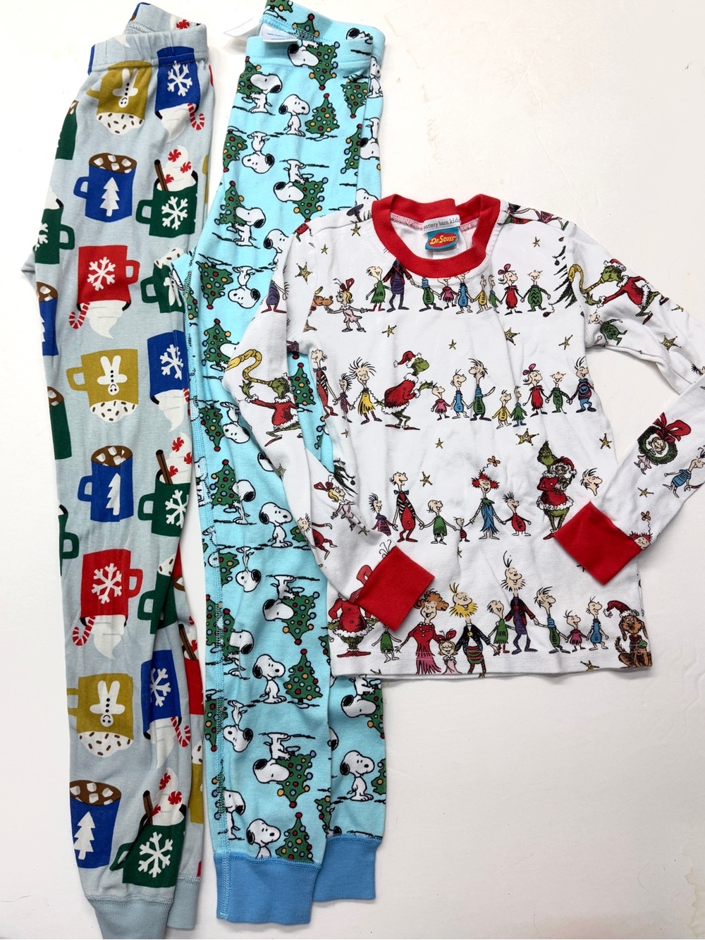 Hanna Andersson Dr. Seuss Grinch Holiday Christmas Pajama Bundle Mix & Match
